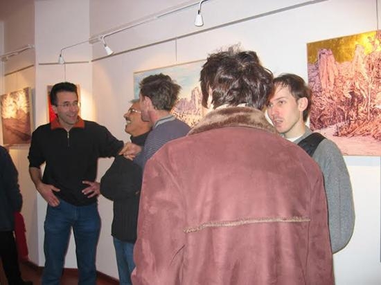 Exposition vernissage Patrick Salducci janvier 2004