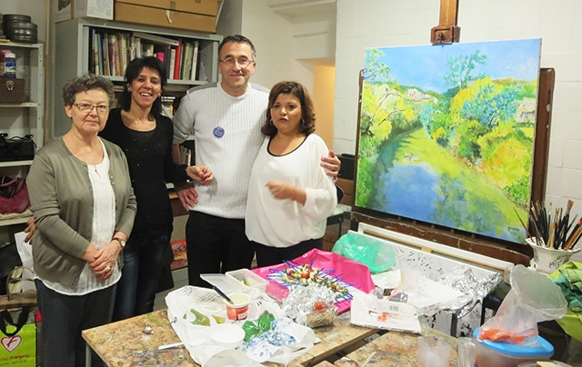 Exposition vernissage Patrick Salducci janvier 2015