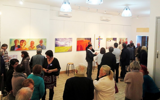 Exposition vernissage Patrick Salducci janvier 2015