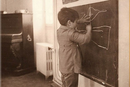 Patrick Salducci enfant 5 ans à la maternelle
