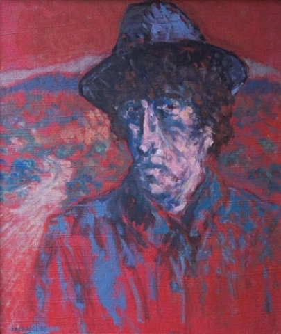 1985 Huile sur toile 44 50cm
