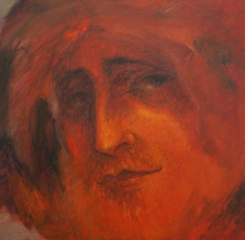 1991 Huile sur toile 46 46cm