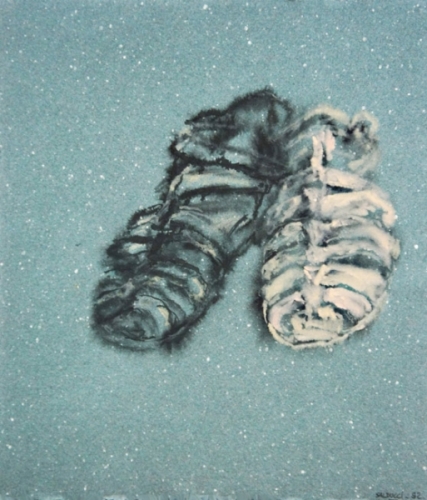1992 gouache sur papier couleur 40 32 cm