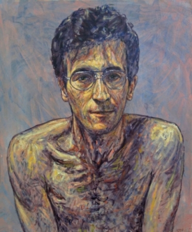 1997 Huile sur toile 46 38cm