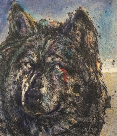 1998 Gravure,aquarelle