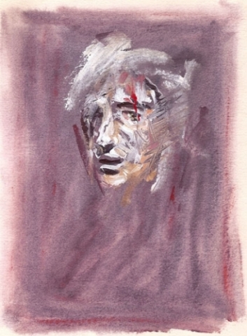 2001 Acrylique sur papier