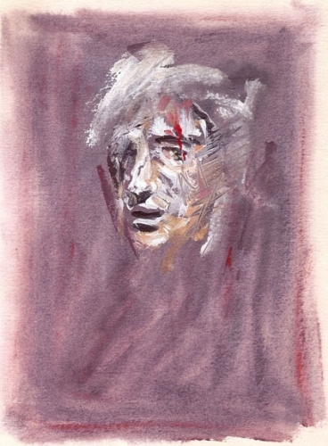 2001 Acrylique sur papier
