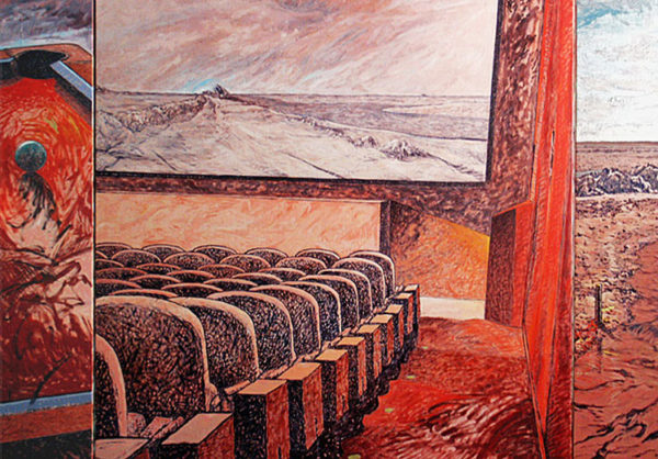 Peinture salle de cinéma Patrick Salducci