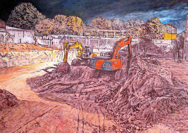 Grue peinture Patrick Salducci