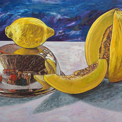 Peinture fruits nature morte Patrick Salducci