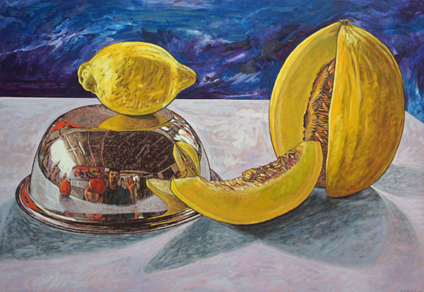 Peinture fruits nature morte Patrick Salducci