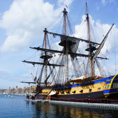 l'Hermione Vieux Port Marseille