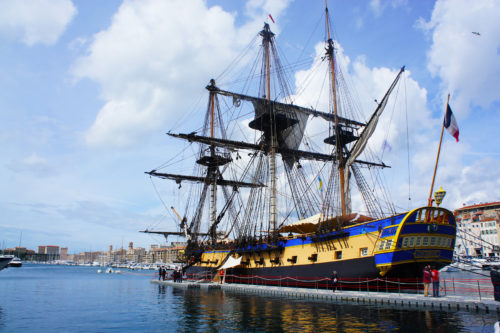 l'Hermione Vieux Port Marseille