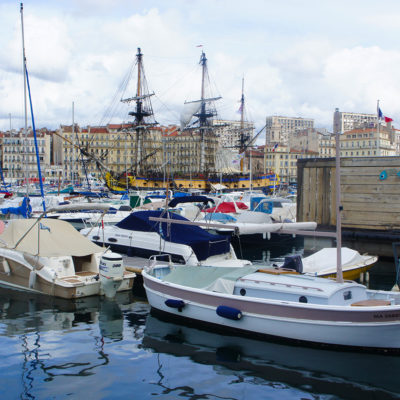 l'Hermione Vieux Port Marseille