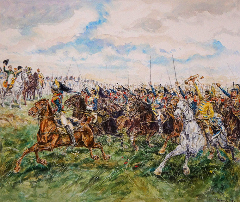 Aquarelle Napoléon Friedland artiste peintre