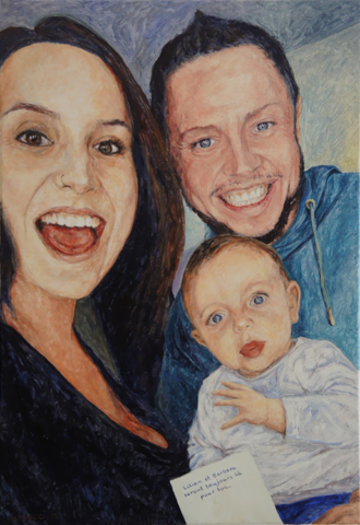 Artiste peintre portraitiste Marseille Salducci Patrick